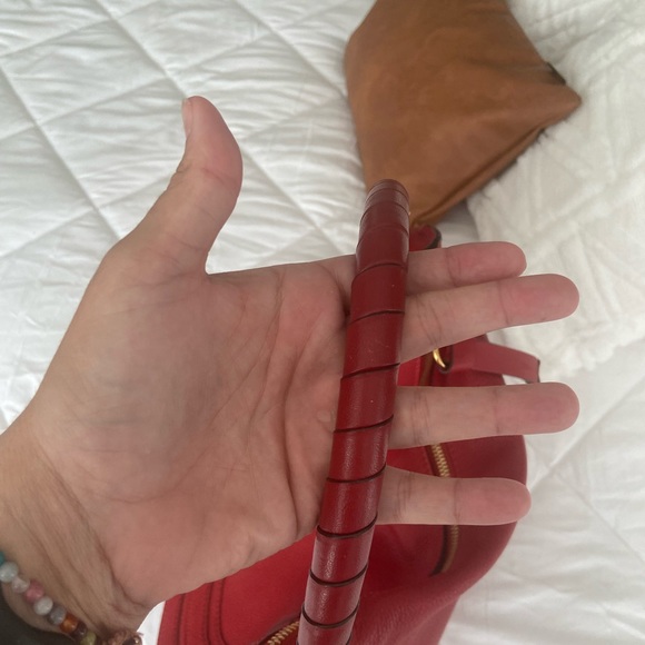 Chloe Large Marcie Hobo- Red - Picture 15 of 16